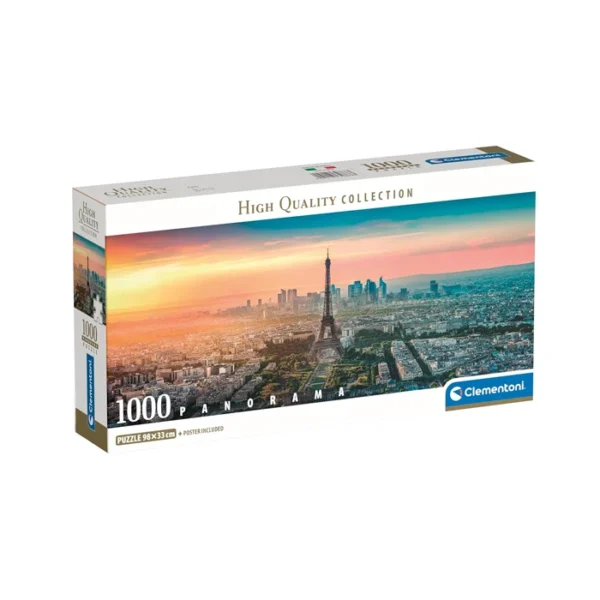 Clementoni Panorama Paris Puzzle 1000 Pièces Adultes 39868