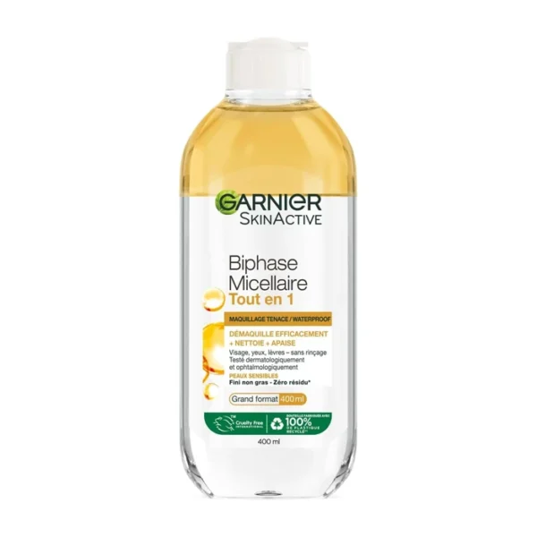 GARNIER Skin Active Biphase Micellaire 400 ml - Vegan