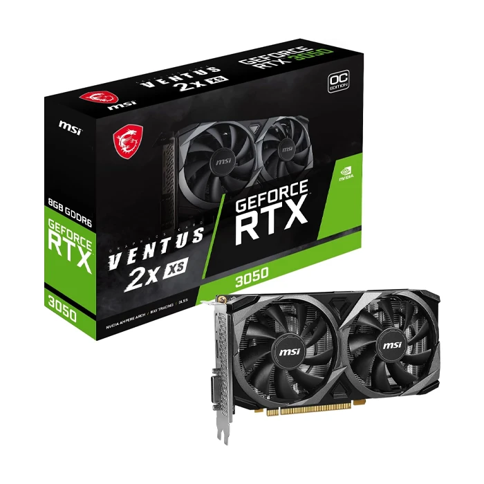 MSI GeForce RTX 3050 Ventus 2X XS 8G OC Carte Graphique