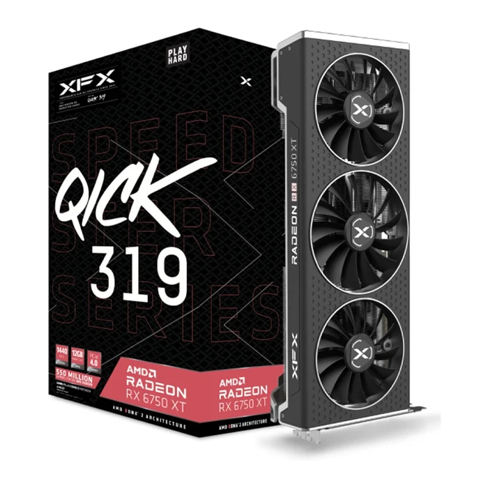 XFX Speedster QICK319 Radeon RX 6750XT 12 Go GDDR6