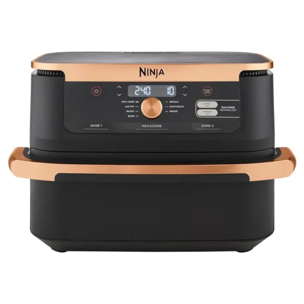 NINJA Foodi FlexDrawer Air Fryer 10.4L 7-en-1 Noir & Cuivre