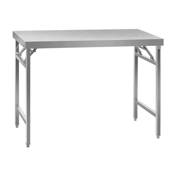 Royal Catering RCAT-120K Table de Travail Pliante Inox 120 kg